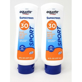 Sport Broad Spectrum Sunscreen Lotion | SPF 30, Water Resistant (80 Minutes) | No Oxybenzone, No Octinoxate, Paraben Free | 8 fl oz/237 ml (Pack of 2)