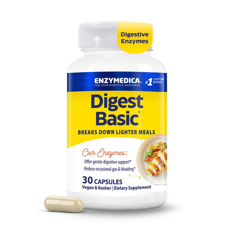 Enzymedica | Digest Basic, 30 Cápsulas