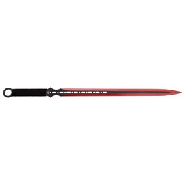 Fantasy Master FM-644RD-MC Fm-644Rd Fantasy Sword, Red Blade, Includes Two Throwing Knives, 28" Overall