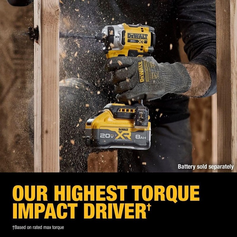 Dewalt DCF860B 20V MAX XR Brushless 3-Speed Lithium-Ion 1/4 in.