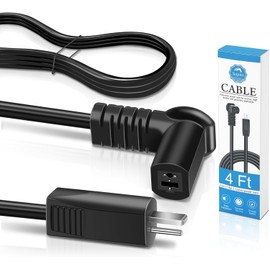 Sopito Extension Power Cord for Recliner, 4 Ft 2 Pin Lift Chair Replacement Cable for Most Recliner