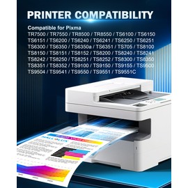 HALLOLUX PGI-580 CLI-581XXL Printer Cartridges Compatible with Canon 580 581 Cartridges Multipack for Canon TS705 TR8550 TS6150 TR7550 TS6250 TR8500 TS8251 TS6350 TS9550 TS6151 TS9550 5151(10Pack)