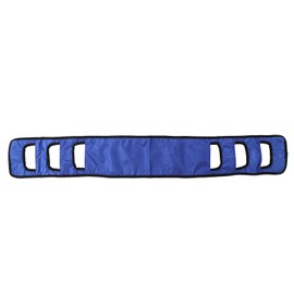 Tissting Transfer Strap, 120 cm Seniors Transfer Patient Belt, Blue Nylon, Widened Transfer Belt with Padded Handle, Elderly Transfer Care Cloth for Bed, Wheelchair, Car