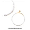 PERLVOYA Adjustable Freshwater Pearl Bracelet for Women, 3-4mm x 5-6mm
