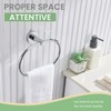 Hand Towel Holder Chrome, Suyar Stainless Steel Towel Ring for