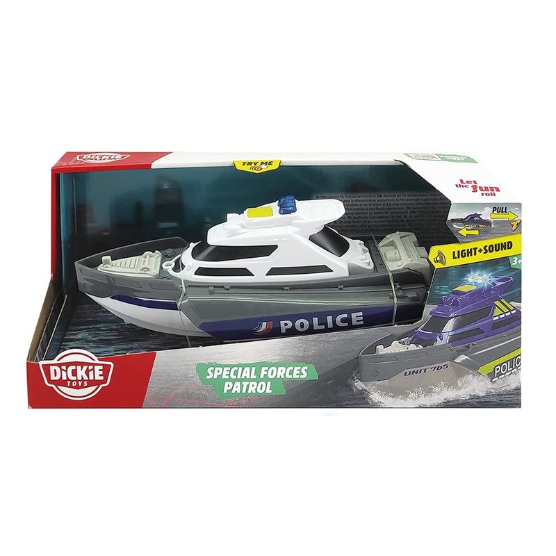 Dickie Toys 203714010002 Special Forces Boat, white