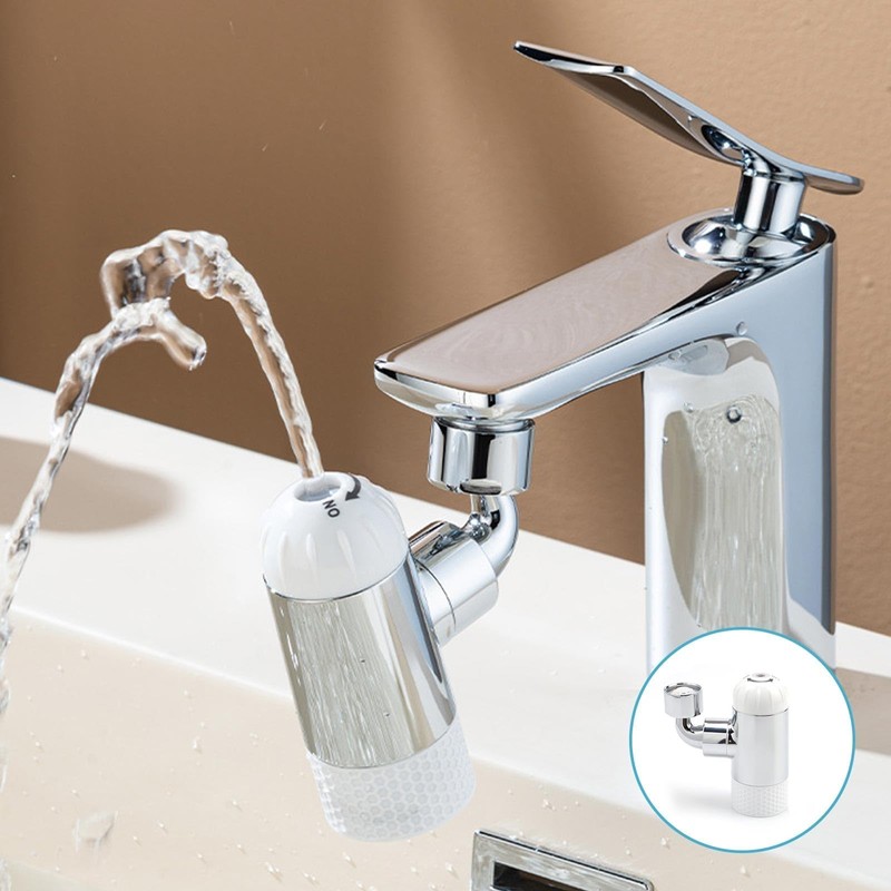 HJIAMA Tap Aerator Silver Breeze Jet Brass Extension Tap Plastic