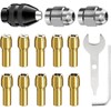 SKWST Drill Chuck Collet Set 4486 for Dremel 0.8-3.2mm Shank