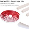 Peel and Stick Rubber Edge Trim, 1/2 x 118'' Flexible