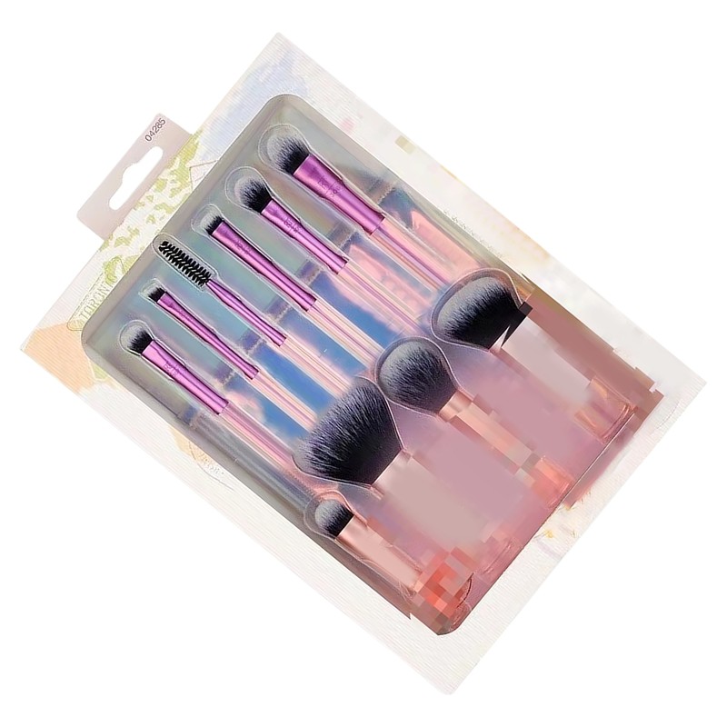 10PCS Mini Makeup Brush Set Portable Travel Cosmetic Brushes Kit