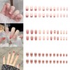 NIUANIUA Nail Tip, Short, Trapezoid, False Nails, Cute, Square Tip,