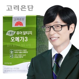 Korea Eundan Vegetable Pure Alti-G Omega 3 60 Capsules X 1 (2-month supply) / 고려은단 식물성 퓨어 알티지 오메가3 60캡슐 X 1개 (2개월분)