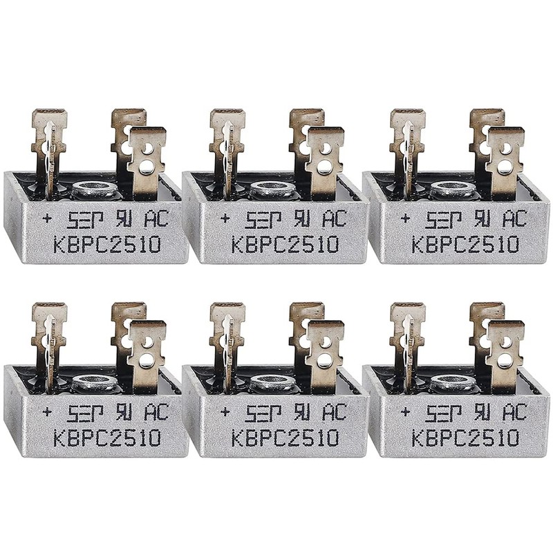 CENPEK 6 Pack KBPC3510 Bridge Rectifier Diode,35A 1000V Single Phase,Full