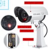 Macarrie 8 Pcs Fake Camera Realistic Dummy Security Camera Plastic