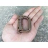 Estuchelandia 2 Pzas Mosquetón Molle Grillete Clip Edc Táctico Llavero