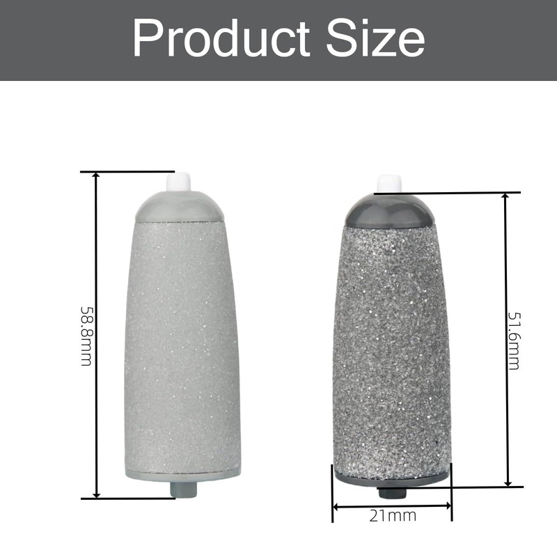 4 Foot Teplacement Rollers for Effective Foot Care, Exfoliating and