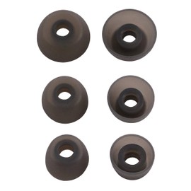 Replacement Ear Tips for Elite 65t Active 65t Headphone, Rayker Replacement Soft Silicone Ear Tips Earbud Covers for Elite/Active 65t, 3 Pairs, S/M/L (Gray)