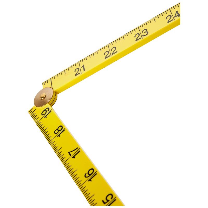 Fisco XFY1ME ABS Nylon Rule 1m / 39-inch - Yellow