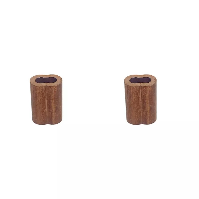 Unbranded 3/32" Wire Rope Sleeve,Cable Crimp Ferrule, Copper Gritted Crimping