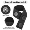 6 Pcs Tactical Nylon Duty Belt Keepers with Double Snaps,