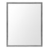Mercana Bristol Gray 24X30 Faux Wood Frame Bathroom Vanity Mirror