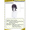 KIRA KIRA Anime Cosplay Wig Women 35cm Deep Purple Ponytail