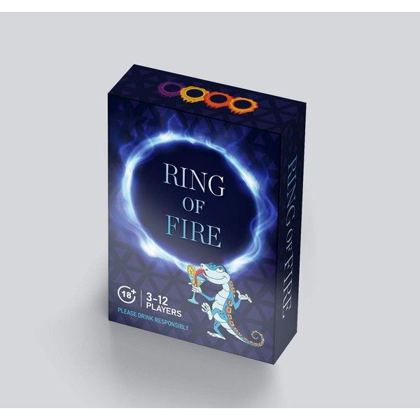 Ring of Fire Cards - Drinking Game with a Twist - Eco Friendly, Rules on cards, and a great gift!