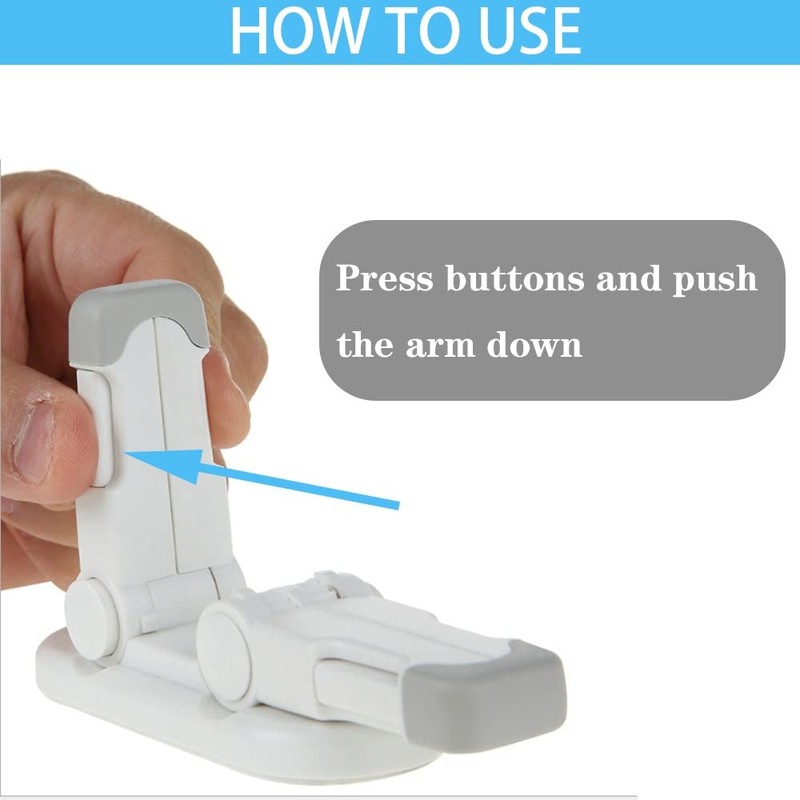 Flowden Improved Childproof Door Lever Lock（2 Pack）Prevents Toddlers from Opening