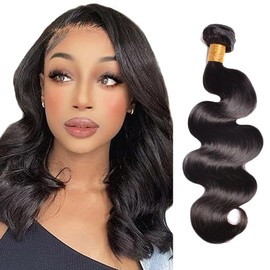3ZL D 1B BB Human Hair Bundles Extension 14 Inch
