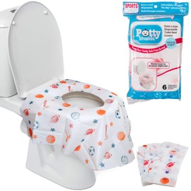 Toilet Seat Covers- Disposable Xl Potty Seat Covers By Potty Shields - Individually Wrapped Deportivo 6