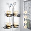 KEGII Shower Caddy Hanging for Handheld Showerheads, Rustproof Hanging Shower