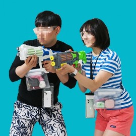 Water Bomb Water Gun Set All-in-One Prep Pack [4-Piece Large Capacity Water Gun Set with Transparent Goggles and Bag] Bomb Special Set 3ea