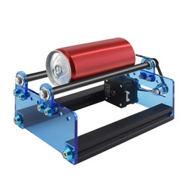 Topyond Laser Rotary Roller Engraving Module, 360° Rotating Stepper Motor, Automatic Engraver Cutting for Cylindrical Objects Cans, Lightburn