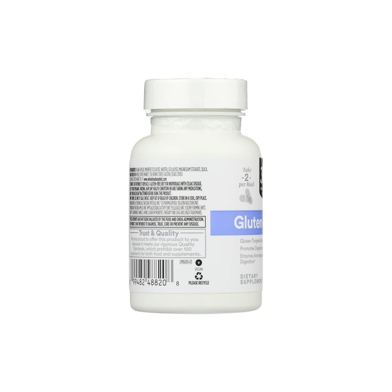 Enzymes Gluten Digestive Capsules - 60 Count