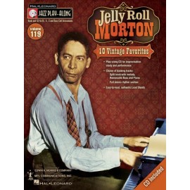 Jelly Roll Morton Jazz Lead Sheets Play Along Book and CD NEW 000843168