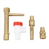 G3/4 Brass Quick Water Intake Valve Key Brass Quick Coupler