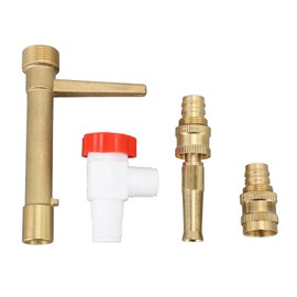 G3/4 Brass Quick Water Intake Valve Key Brass Quick Coupler Valve Hose Sprinkler Valve Key for Underground Irrigation