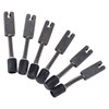 6 Pcs Headless Electric Guitar Bridge Saddle Precise Pitch Adjustment