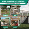 VoTwoofv Deck Railing Brackets Connectors 12Pcs,U-Shaped Concealed Brackets for 2"x4"(Actual:1.5"x3.5")
