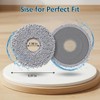 10 Pack Mop Pads for Roborock Qrevo S5V, QV 35A