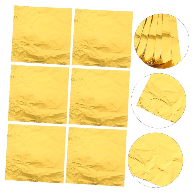 SHOWERORO 600pcs Aluminum Foil Food-Grade Packaging Paper for Wrapping for
