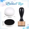 Chengu 20 Pieces Mini Ink Blending Foams Tool Round Replacement