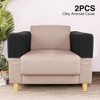 Anwangda Armrest Covers Thickened Soft Non-Slip Furniture Protector 2pcs/pack Armrest
