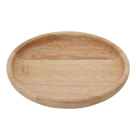 Fujiboeki 96217 Small Plate, Round Dish, S, Wooden, Bonheur Natural, 5.9 inches (15 cm) Diameter, Set of 6