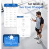GE Scale for Body Weight, 8-Electrode Smart Bathroom Scale with