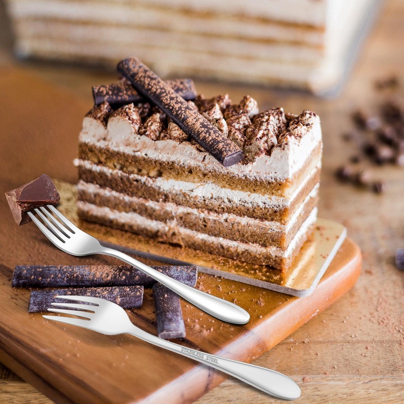 Joyfair Stainless Steel Large Table Forks Dinner Forks Set, Modern