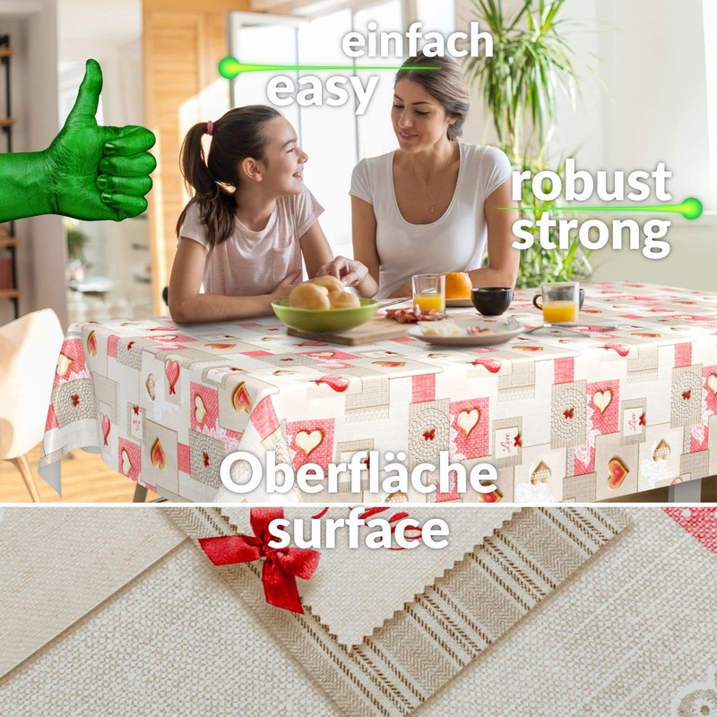 Oilcloth Tablecloth Washable Wax Tablecloth Plastic Tablecloths Smooth 160 x