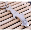 Sportigo ® Shark Keyring with Bottle Opener in Silver /