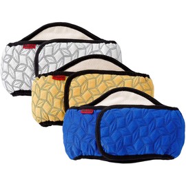 Mkouo Male Dog Nappies Wraps Incontinency Belly Band for Small and Medium Dogs, High Absorption, Reusable, Washable(3 Pack) L