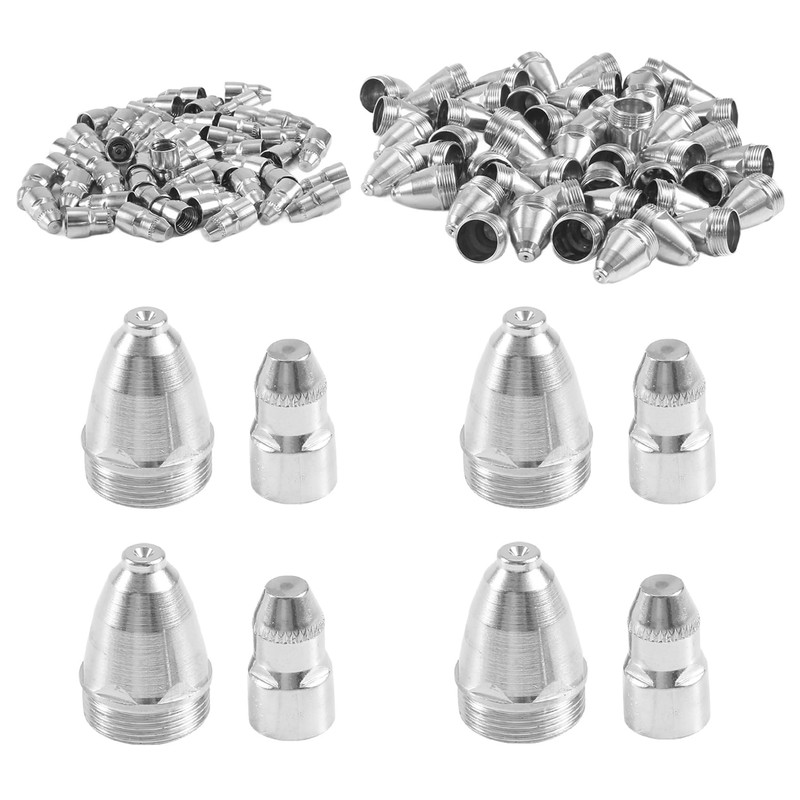 Tuperoymse 100Pcs P80 Plasma Cutting Torch Consumable Cutting CNC 60A